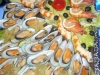 Abendbuffet: Fisch- und Meeresfrüchteplatte / Вечерний буфет: ассорти