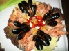 Abendbuffet: Fisch- und Meeresfrüchteplatte / Вечерний буфет: ассорти из рыбы и морепродуктов