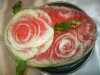 Carving: Wassermelonen-Rosen /  Карвинг: розы из арбуза